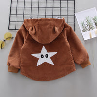 Load image into Gallery viewer, Baby Kid Boys Cartoon Embroidered Muslin&amp;Ribbed Jackets Outwears Wholesale 230228122
