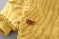 Load image into Gallery viewer, Baby Kid Boys Cartoon Embroidered Muslin&amp;Ribbed Jackets Outwears Wholesale 230228122
