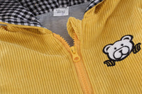 Load image into Gallery viewer, Baby Kid Boys Cartoon Embroidered Muslin&amp;Ribbed Jackets Outwears Wholesale 230228122
