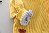 Load image into Gallery viewer, Baby Kid Boys Cartoon Embroidered Muslin&amp;Ribbed Jackets Outwears Wholesale 230228122
