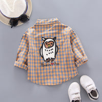 Load image into Gallery viewer, Baby Kid Boys Striped Cartoon Print Shirts Wholesale 230228123
