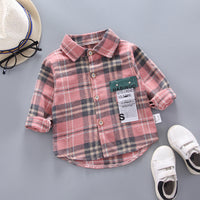 Load image into Gallery viewer, Baby Kid Boys Striped Cartoon Print Shirts Wholesale 230228123
