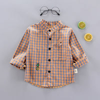 Load image into Gallery viewer, Baby Kid Boys Striped Cartoon Print Shirts Wholesale 230228123

