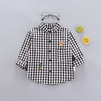 Load image into Gallery viewer, Baby Kid Boys Striped Cartoon Print Shirts Wholesale 230228123
