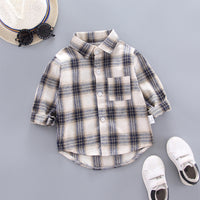 Load image into Gallery viewer, Baby Kid Boys Striped Cartoon Print Shirts Wholesale 230228123
