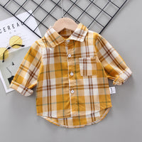 Load image into Gallery viewer, Baby Kid Boys Striped Cartoon Print Shirts Wholesale 230228123
