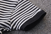 Load image into Gallery viewer, 2 Pieces Set Baby Kid Girls Striped Polo Shirts And Solid Color Shorts Wholesale 230228129
