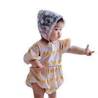Load image into Gallery viewer, Baby Girls Love heart Print Rompers Wholesale 230228138
