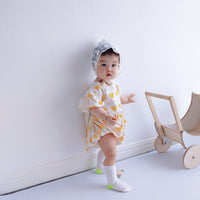 Load image into Gallery viewer, Baby Girls Love heart Print Rompers Wholesale 230228138
