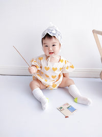Load image into Gallery viewer, Baby Girls Love heart Print Rompers Wholesale 230228138
