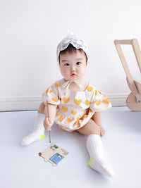 Load image into Gallery viewer, Baby Girls Love heart Print Rompers Wholesale 230228138
