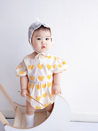 Load image into Gallery viewer, Baby Girls Love heart Print Rompers Wholesale 230228138
