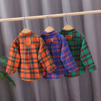 Load image into Gallery viewer, Baby Kid Boys Checked Shirts Wholesale 230228144
