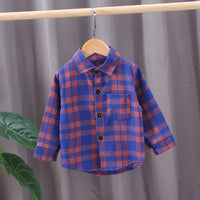 Load image into Gallery viewer, Baby Kid Boys Checked Shirts Wholesale 230228144
