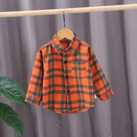 Load image into Gallery viewer, Baby Kid Boys Checked Shirts Wholesale 230228144
