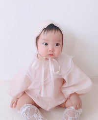 Load image into Gallery viewer, Baby Girls Solid Color Rompers Wholesale 230228145
