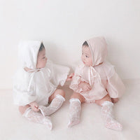 Load image into Gallery viewer, Baby Girls Solid Color Rompers Wholesale 230228145
