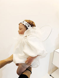 Load image into Gallery viewer, Baby Girls Solid Color Rompers Wholesale 230228145
