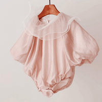 Load image into Gallery viewer, Baby Girls Solid Color Rompers Wholesale 230228145
