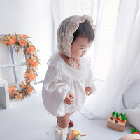 Load image into Gallery viewer, Baby Girls Solid Color Rompers Wholesale 230228145
