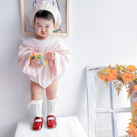 Load image into Gallery viewer, Baby Girls Solid Color Rompers Wholesale 230228145
