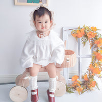 Load image into Gallery viewer, Baby Girls Solid Color Rompers Wholesale 230228145
