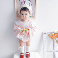 Load image into Gallery viewer, Baby Girls Solid Color Rompers Wholesale 230228145

