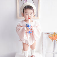 Load image into Gallery viewer, Baby Girls Solid Color Rompers Wholesale 230228145

