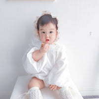 Load image into Gallery viewer, Baby Girls Solid Color Rompers Wholesale 230228145
