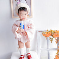 Load image into Gallery viewer, Baby Girls Solid Color Rompers Wholesale 230228145
