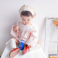 Load image into Gallery viewer, Baby Girls Solid Color Rompers Wholesale 230228145
