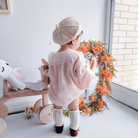 Load image into Gallery viewer, Baby Girls Solid Color Rompers Wholesale 230228145

