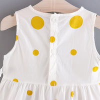 Load image into Gallery viewer, 2 Pieces Set Baby Kid Girls Polka dots Bow Tops And Solid Color Shorts Wholesale 230228182
