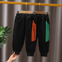 Load image into Gallery viewer, 2 Pieces Set Baby Kid Boys Letters Jackets Outwears And Striped Pants Wholesale 230228188

