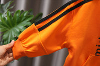 Load image into Gallery viewer, 2 Pieces Set Baby Kid Boys Letters Jackets Outwears And Striped Pants Wholesale 230228188
