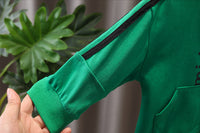 Load image into Gallery viewer, 2 Pieces Set Baby Kid Boys Letters Jackets Outwears And Striped Pants Wholesale 230228188
