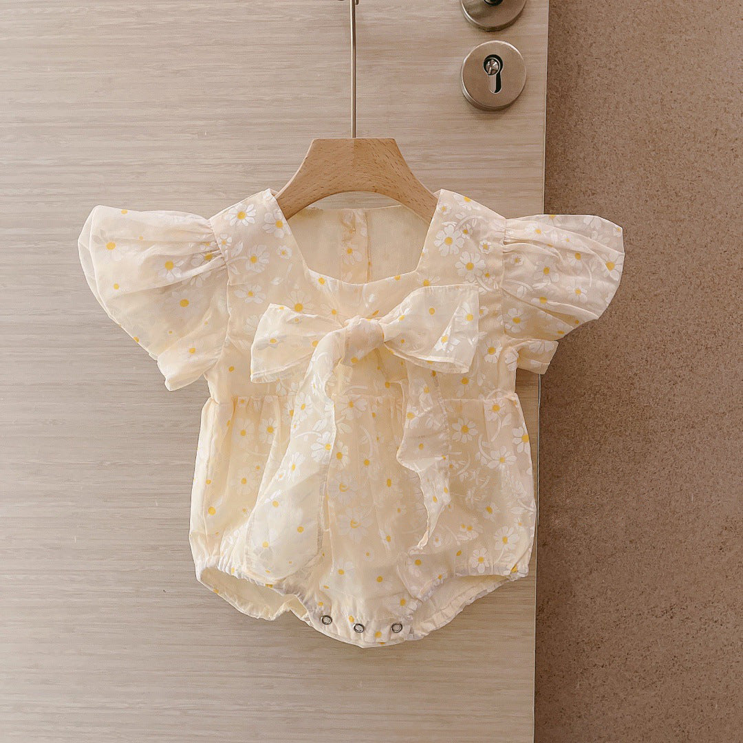 Baby Girls Flower Rompers Wholesale 230228194