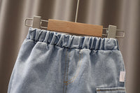 Load image into Gallery viewer, 2 Pieces Set Baby Kid Boys Striped Letters Polo Shirts And Shorts Wholesale 230228198
