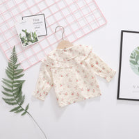 Load image into Gallery viewer, Baby Girls Flower Print Tops Wholesale 230228205
