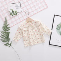 Load image into Gallery viewer, Baby Girls Flower Print Tops Wholesale 230228205

