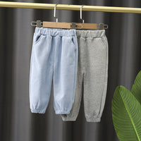 Load image into Gallery viewer, 2 Pieces Set Baby Kid Boys Cartoon Print Tops And Solid Color Pants Wholesale 230228220
