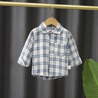 Load image into Gallery viewer, Baby Kid Boys Checked Tops Wholesale 230228221

