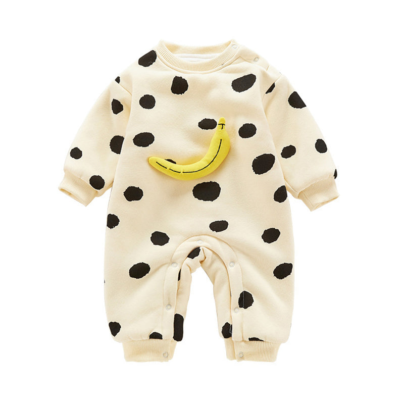 Baby Unisex Fruit Polka dots Jumpsuits Wholesale 230228236