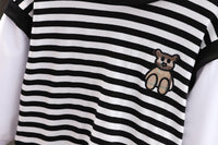 Load image into Gallery viewer, 2 Pieces Set Baby Kid Boys Striped Color-blocking Cartoon Tops And Pants Wholesale 230228246
