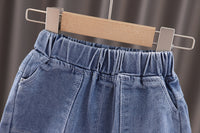 Load image into Gallery viewer, 2 Pieces Set Baby Kid Boys Striped Color-blocking Cartoon Tops And Pants Wholesale 230228246
