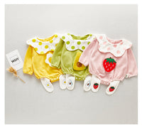 Load image into Gallery viewer, 2 Pieces Set Baby Girls Fruit Polka dots Rompers And Pants Wholesale 230228270
