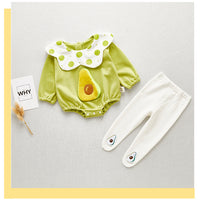 Load image into Gallery viewer, 2 Pieces Set Baby Girls Fruit Polka dots Rompers And Pants Wholesale 230228270
