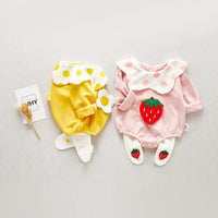 Load image into Gallery viewer, 2 Pieces Set Baby Girls Fruit Polka dots Rompers And Pants Wholesale 230228270
