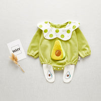 Load image into Gallery viewer, 2 Pieces Set Baby Girls Fruit Polka dots Rompers And Pants Wholesale 230228270
