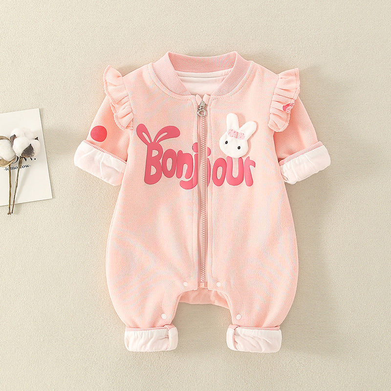 Baby Unisex Letters Animals Cartoon Jumpsuits Wholesale 230228278